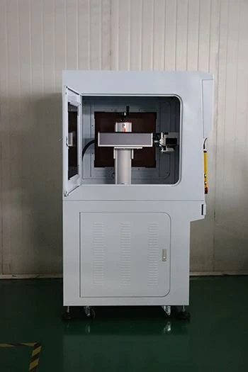 Saftey Optical Grating Auto Door Fiber Laser Marking Machine factory